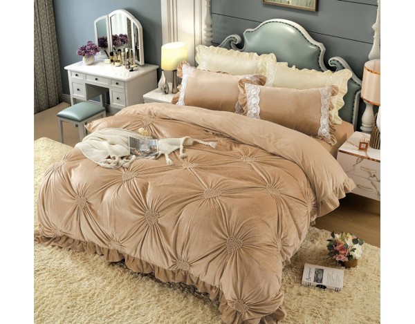 LENJERIE DE PAT DIN CATIFEA SOFT LUX 4 PIESE CT 10